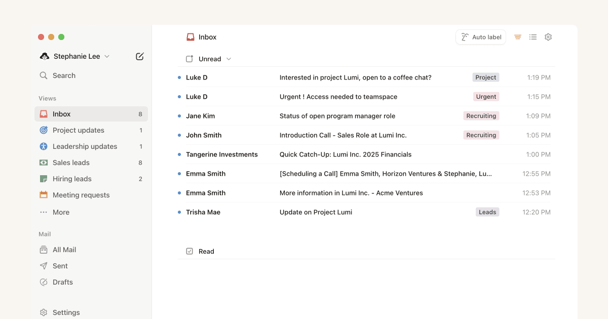 เริ่มต้นใช้งาน Notion Mail