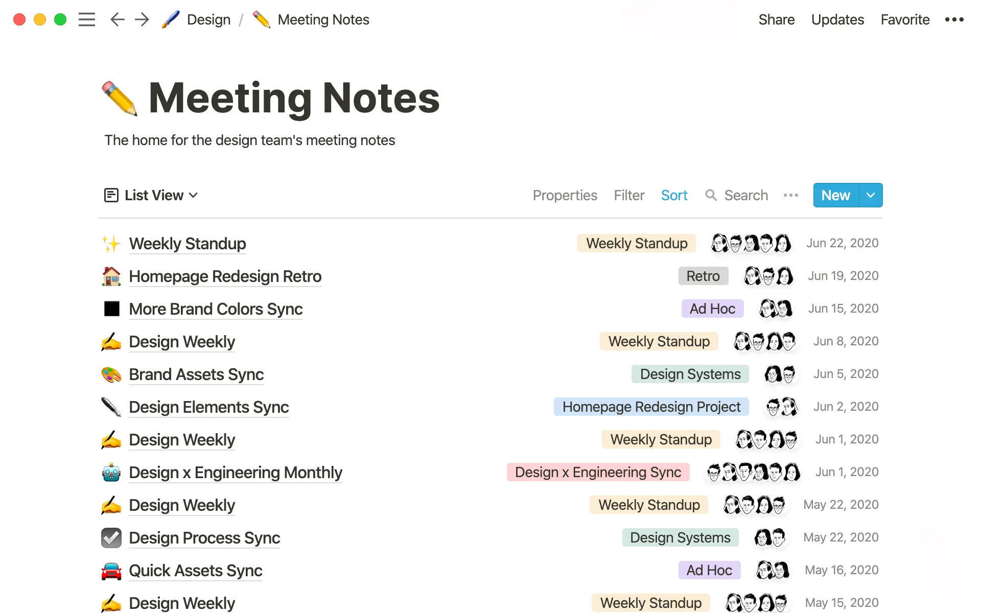 Avec Notion, documenter les réunions est un jeu d’enfant. Les notes connectées, les modèles intuitifs et les vues de base de données vous permettent de tout organiser. Les décisions sont ainsi clairement reliées aux échanges. Plus rien ne vous échappe.