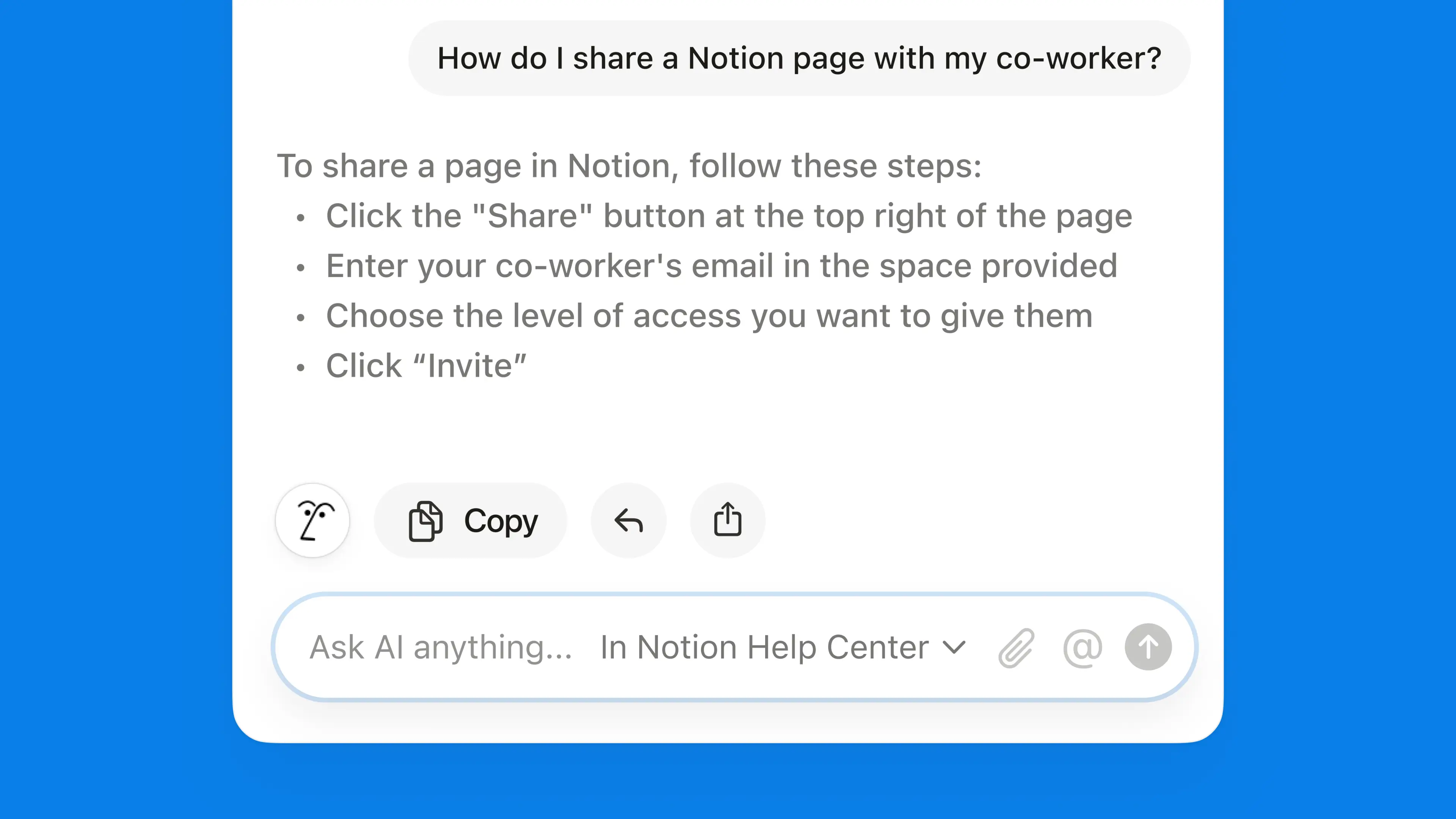 Obtén ayuda con Notion