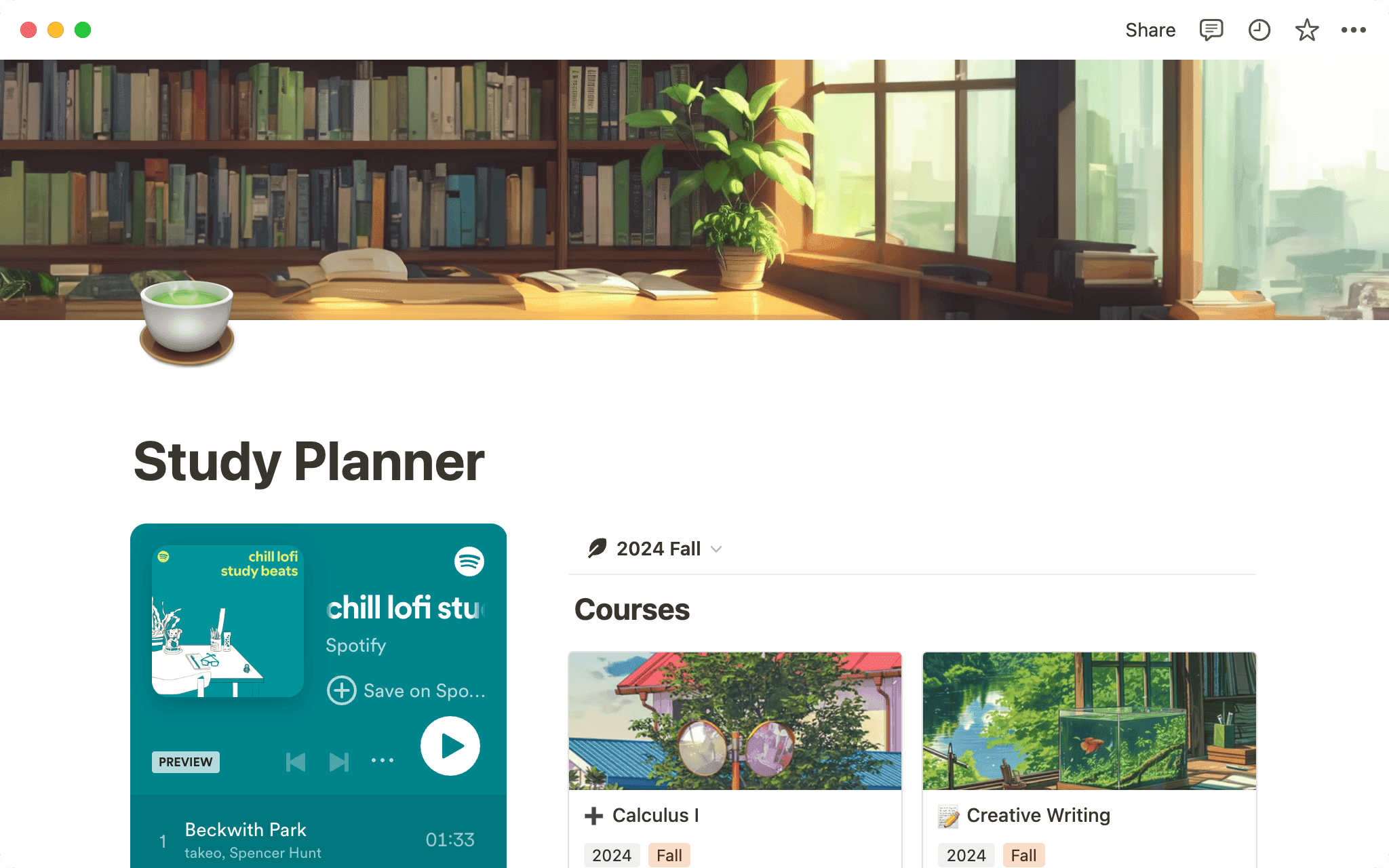 Restez organisé en disposant d’une base pour vos tâches et activités.