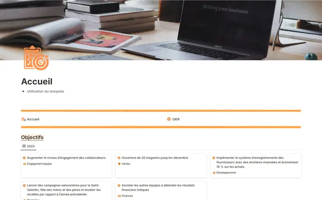 Template Notion OKR